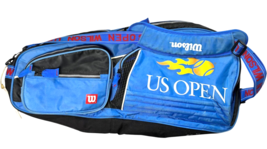 VTG Wilson US Open Tennis Equipment Bag Blue Nylon - EUC - $46.55