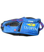 VTG Wilson US Open Tennis Equipment Bag Blue Nylon - EUC - $65.47 CAD