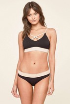 Amuse Society bikini MARREA top - Lanah bottom- black sands - $25.11