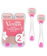 Gillette Venus ComfortGlide Disposable Razors for Women, 2 Count, White Tea - $10.64