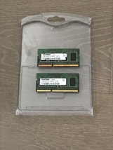 2 Elpida 1GB 2Rx16PC3-8500S-7-10-AP Laptop Notebook RAM Memory Cards - $14.00