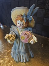 Maud Humphrey Bogart Figurine Sunday Best Victorian Girl Hamilton Gifts Vtg - $147.38 MXN