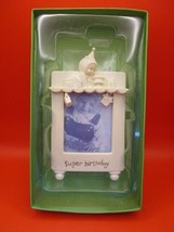 Department 56 Snowbabies Picture Frame Super Birthday 7&quot; New In Box - £27.84 GBP