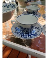 Vintage Blue Danube Japan China Cup &amp; Saucer Blue Onion Design - €5,14 EUR
