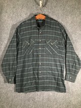 Claybrooke Button Up Pocket Shirt XL Mens Plaid Long Sleeve Casual Extra... - $12.73