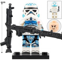 Stormtrooper (Porcelain Pattern Version) Star Wars Clone Wars Minifigures Toys - £2.39 GBP