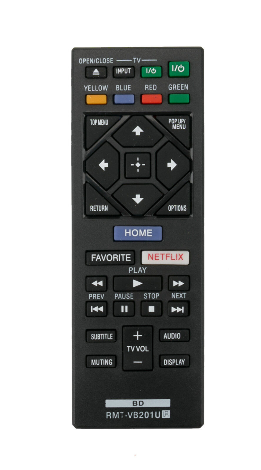 Primary image for RMT-VB201U Remote Control for Sony Blu-ray Player BDP-BX370 UBP-X700 BDP-S1700