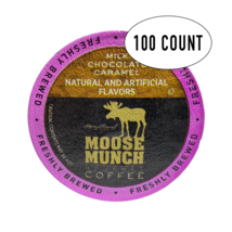Moose Munch Coffee, Milk Chocolate Caramel, 100 Single Serve Cups - $49.50