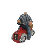 Custom Bobblehead Hardworking Dude Wearing Shirt And Jeans Riding A Lawn... - £136.10 GBP