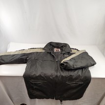 Mens Kappa Jacket Coat Lined Outdoors Size Large Black/Gray Basic SRL - $38.52