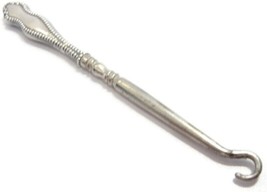 Antique Vintage Sterling Silver Small Shoe Button Hook Marked Sterling Monogram - £35.71 GBP