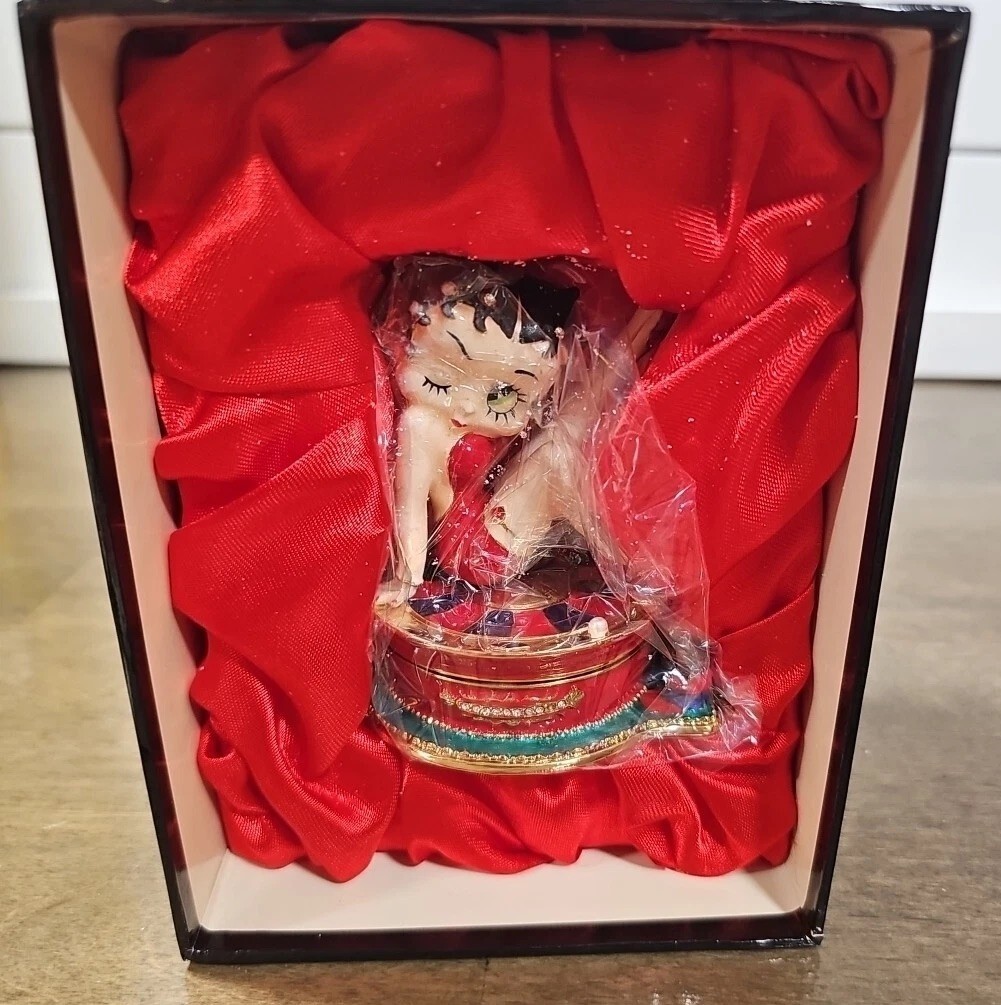 Betty Boop Roulette Anyone Heavy Cast Trinket Box King Features Connoiss... - $29.65