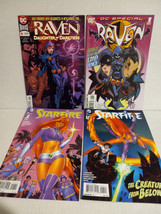 RAVEN #1 + RAVEN: DAUGHTER OF DARKNESS #1 + STARFIRE #1,4 - FREE SHIPPING - $20.00