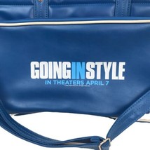 2017 Going In Style Warner Brothers Movie Promo Blue Vinyl Travel Duffle... - £40.45 GBP