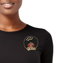 Brooch Gold Black Afro Queen Pin for Women - $722.16 MXN