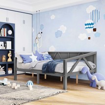 Full Size Gray Daybed: Modern Design, Comfort & Space-Saving Solution - $263.99 Full Size Gray Daybed: Modern Design, Comfort & Space-Saving Solution - $263.99