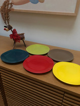 SALAD/DESSERT Plates From Urban Outfitters, 8&quot; X 8&quot;. (Total 16) 5 Colors - £76.07 GBP