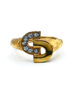 Vintage 1976 Avon Spellbound Ring Adjustable Size 6 - 7 - £10.31 GBP