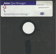 Adobe TypeManager ~ Windows Version: AWW2501011674 ~ 1990 - $24.75