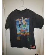 Vintage WWE John Cena 8-Bit Video Game Shirt. You Can&#39;t See Me XL. AUTHE... - £71.05 GBP