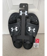 NEW MENS BLACK Under Armour Locker IV Men&#39;s Slide Sandals SIZE 9 - $555.79 MXN