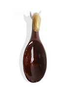 Hand made African Revived Teak Wood Mahogany Ceremonial Spoon with Epoxy... - $169.00