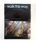 Aerosmith Walk This Way Vintage Sheet Music 1975 Piano Guitar Vocal w/In... - £11.35 GBP