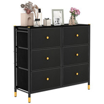 Floor Dresser Storage Organizer with 5/6/8 Drawers with Fabric Bins and ... - $78.05