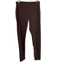 Lysse Brown High-Waisted Stretchy Pants Womens Leggings Medium - $24.07