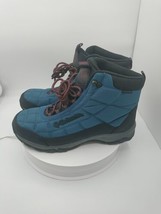 COLUMBIA Firecamp Waterproof Hiking Boot Men&#39;s Size US 11 Wide Petrol Blue - £54.50 GBP