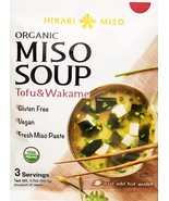 Miso Soup Instant - Hikari Miso Organic Instant Miso Soup with Tofu and ... - $12.82