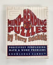 Mind Bending Puzzles Knowledge Cards By Terry Stickels Math And Word Pro... - £5.77 GBP