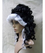Black White Victorian Wig Monsters Mistress Curly Beehive Drag Queen Sal... - €20,60 EUR