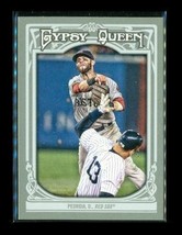 2013 Topps Gypsy Queen Baseball Trading Card #275 Dustin Pedroia Boston Red Sox - £6.59 GBP