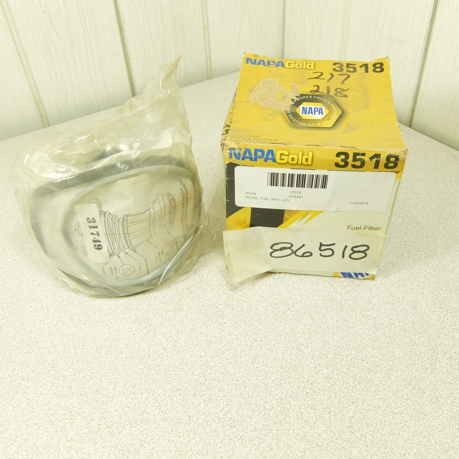 New Napa 3518 Fuel Filter - $6.00