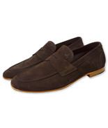 Brooks Brothers Brown Suede Lightweight Penny Loafers Shoes, Sz 10.5 BBS... - £96.59 GBP