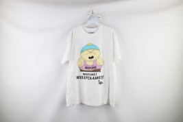 Vintage 90s South Park Mens Large Spell Out Eric Cartman Beefcake T-Shirt White - £85.59 GBP