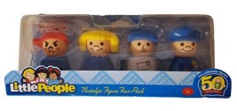 Little People Nostalgic Figure Four Pack 50th Birthday Boy Girl Police Mail -NEW - £21.66 GBP
