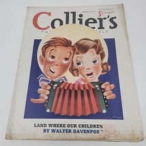 Collier&#39;s Sep 18 1937 Sax Rohmer, Agatha Christie, Jorj Harris Cover - £21.28 GBP