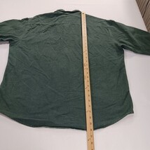 Cabela’s Deerskin Soft Chamois Cloth Men’s L Green Cotton Short Sleeve Shirt  image 6