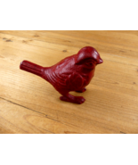 Cast Iron Cardinal Bird Statue Figurine Art Sculpture Garden Decor Paper... - €17,35 EUR