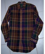 Ralph Lauren LRL Collection Linen Blouse Shirt Top Brown Size 8 Vintage New - £30.02 GBP