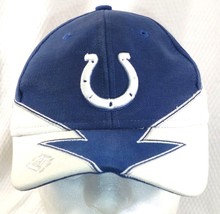 Reebok Indianapolis Colts Spell Out Horseshoe NFL Blue &amp; White Embroider... - $314.21 MXN