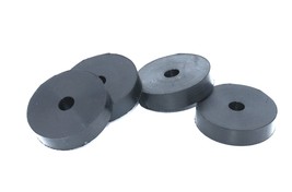 3/8&quot; id x 2&quot; od x 1/2&quot; Long Rubber Spacers  Bushings  Insulators  Thick Washers - $10.35+