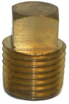 Big A 3-22140 Square Head Plug NPT 1/4&quot; Solid Brass Male Thread Pipe Fitting - £11.82 GBP