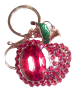 Red Apple Rhinestone Key ring New Free Delivery - €13,42 EUR