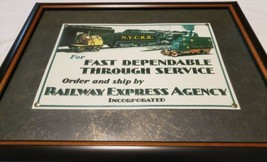 Railway Express Agency INC. Fast Dependable Service Sign Railroad Train ... - £5.44 GBP