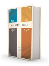 product image NIV, KJV, NASB, Amplified, Parallel Bible, Hardcover: Four... - $74.24