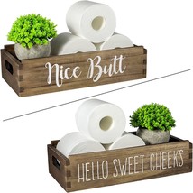 Tj.Moree Nice Butt Bathroom Decor Box Farmhouse Bathroom Decor Hello Sweet - £31.96 GBP