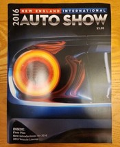 2016 NEW England International AUTO SHOW Official Program  Car Cars Design - £16.33 GBP